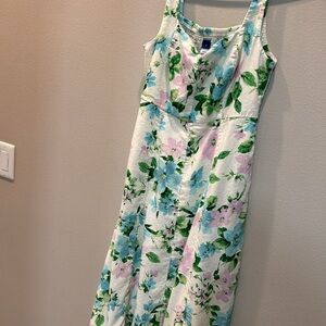 Fit and flare Sleeveless Midi Dress